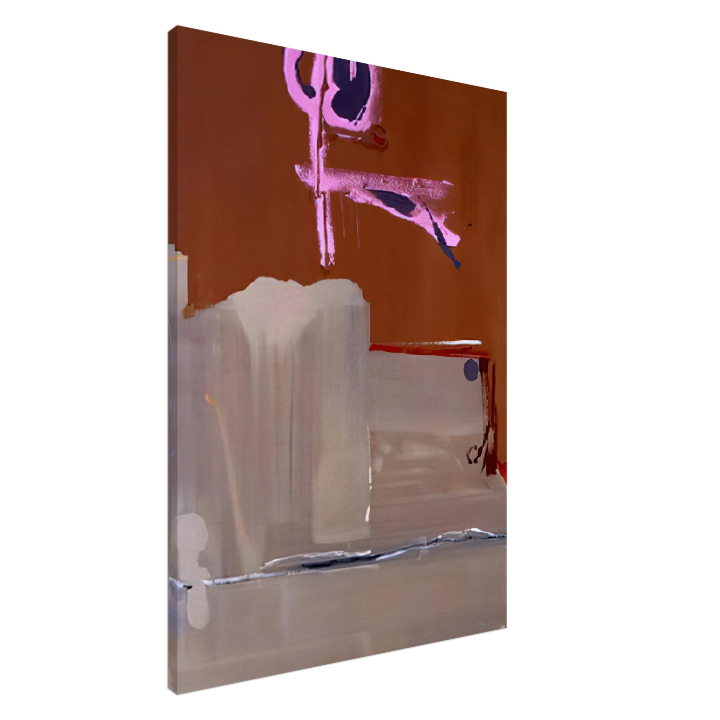 Helen Frankenthaler - Captain s Watch - 1986 Canvas - 20x30 cm / 8x12 inches-canvas