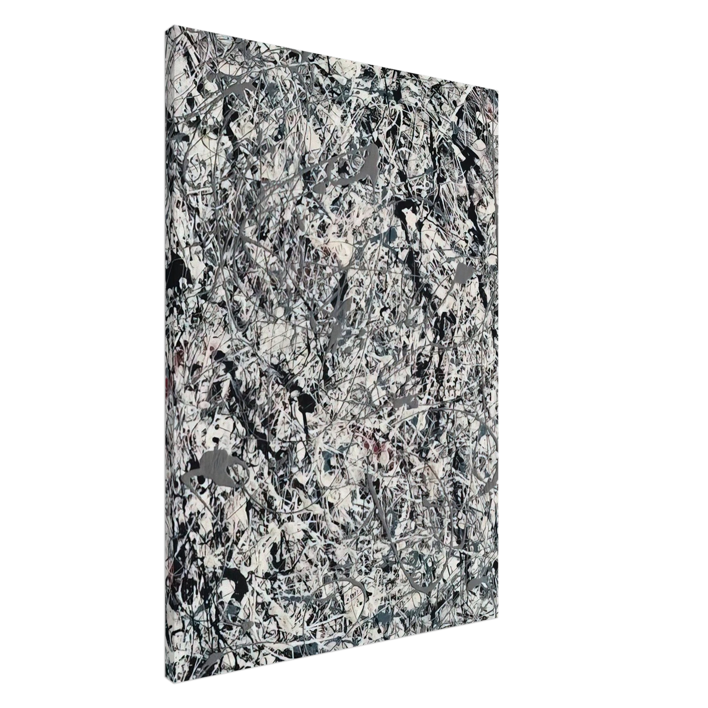 Jackson Pollock - NUMBER 19 1948 Canvas - 20x30 cm / 8x12 inches-canvas