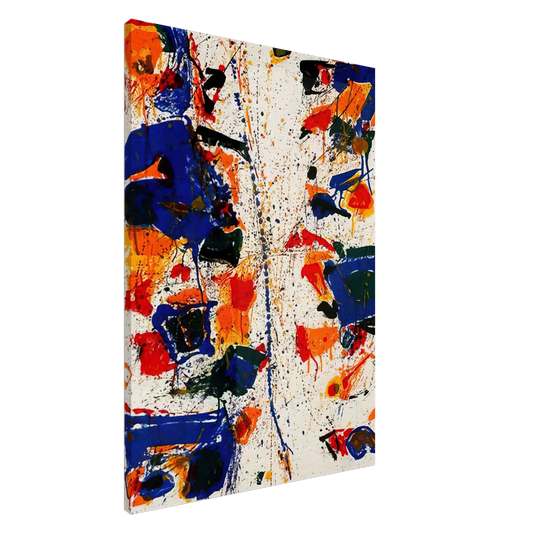 Sam Francis - The White Line Canvas - 20x30 cm / 8x12 inches-canvas