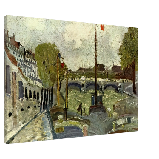 Maurice Utrillo - NINE Canvas - 20x30 cm / 8x12 inches-canvas