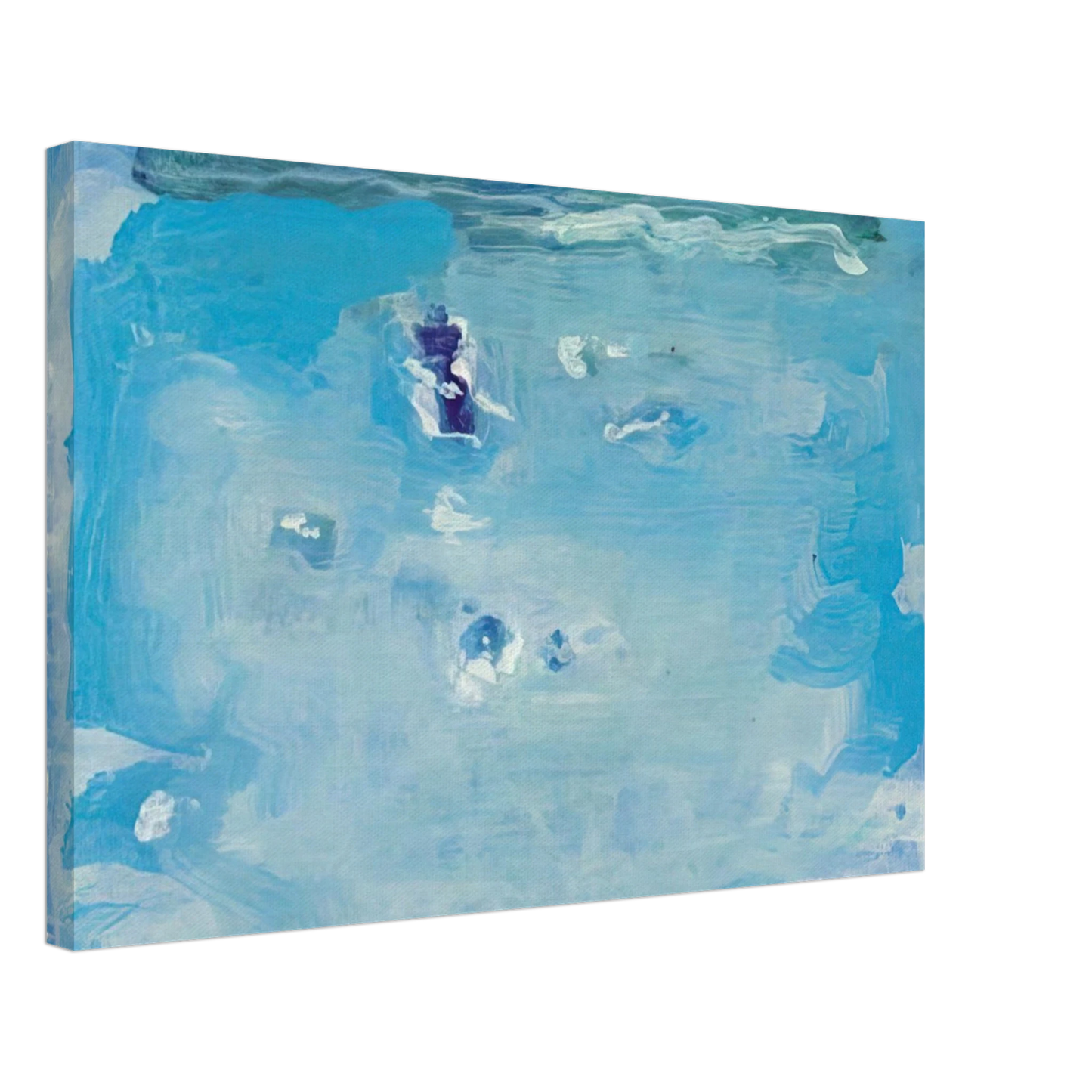 Helen Frankenthaler - Untitled - Color Field Painting, Lyrical Abstraction Canvas - 40x60 cm / 16x24 inches-canvas