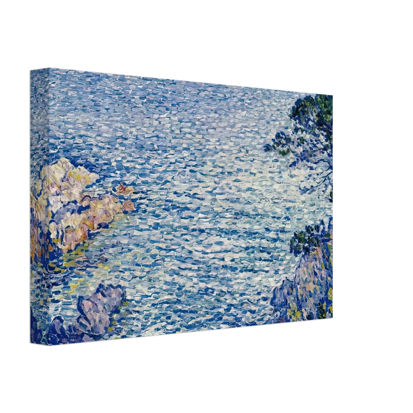Theo van Rysselberghe - THE POINT OF ROSSIGNOL 1904 Canvas - 40x60 cm / 16x24 inches-canvas