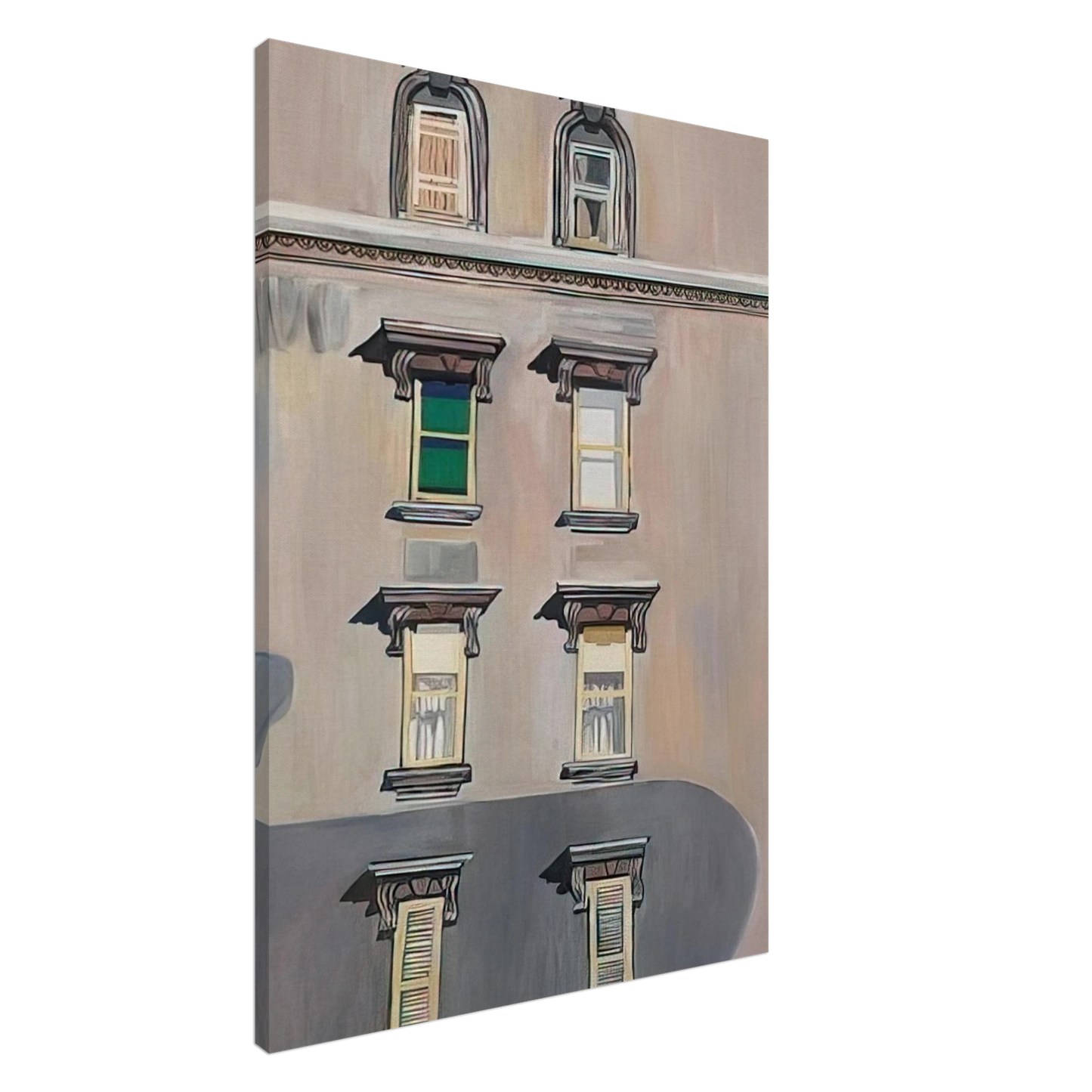 Alice Neel - Windows no. 2 Canvas - 20x30 cm / 8x12 inches-canvas