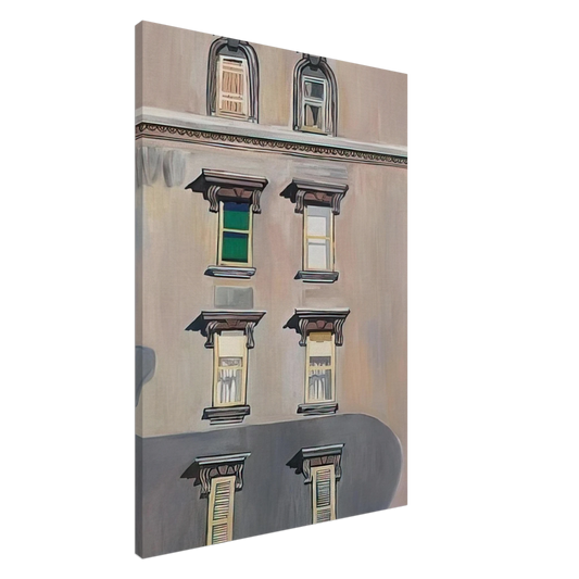 Alice Neel - Windows no. 2 Canvas - 20x30 cm / 8x12 inches-canvas