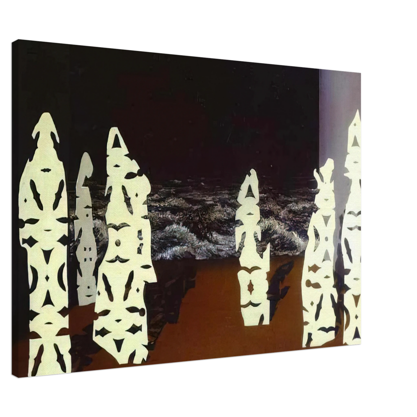 Rene Magritte - THE FINERY OF THE STORM 1927 Canvas - 20x30 cm / 8x12 inches-canvas