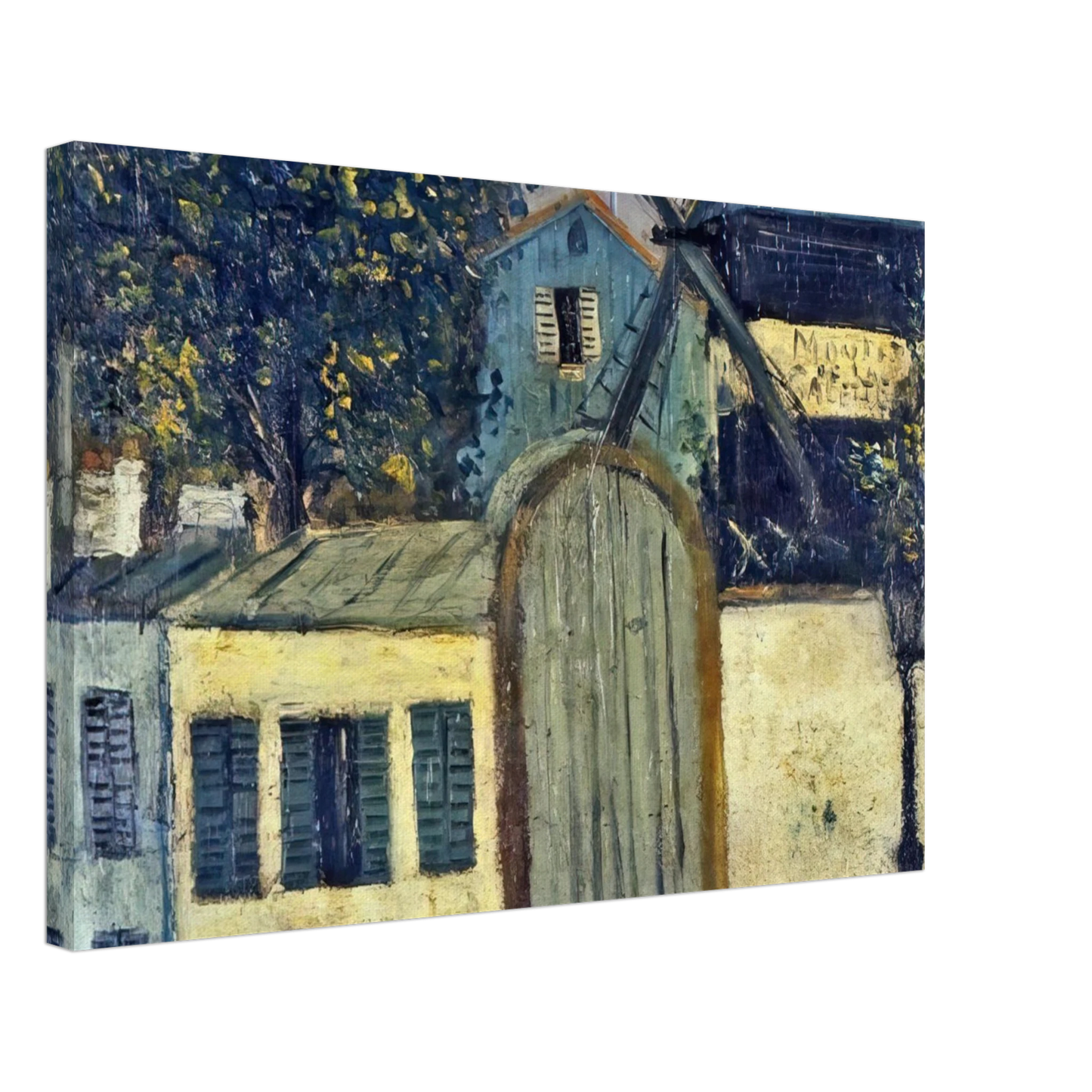 Maurice Utrillo - MOULIN DE LA GALETTE 1 Canvas - 70x100 cm / 28x40 inches-canvas