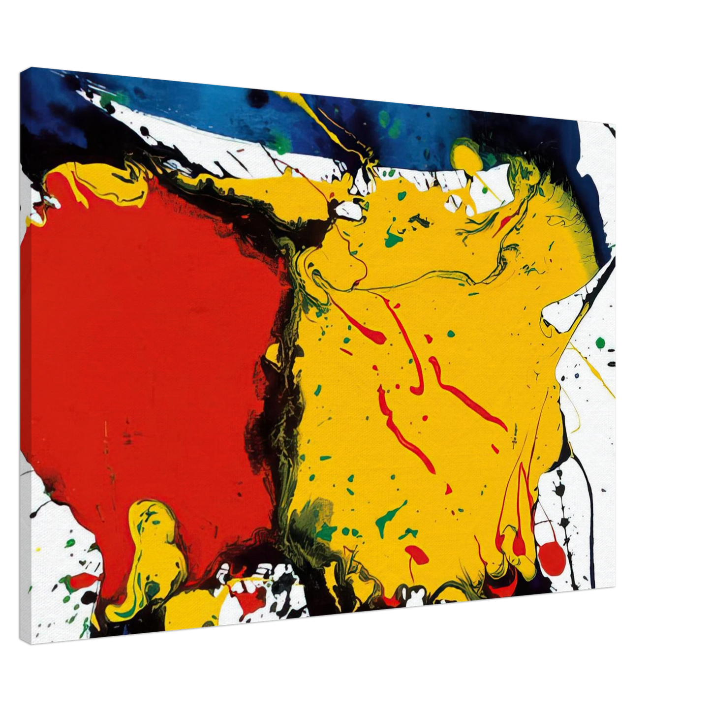 Sam Francis - Untitled  SFP94-109  SFF 1757  Canvas - 20x30 cm / 8x12 inches-canvas