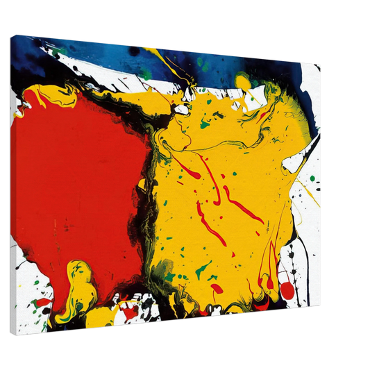 Sam Francis - Untitled  SFP94-109  SFF 1757  Canvas - 20x30 cm / 8x12 inches-canvas