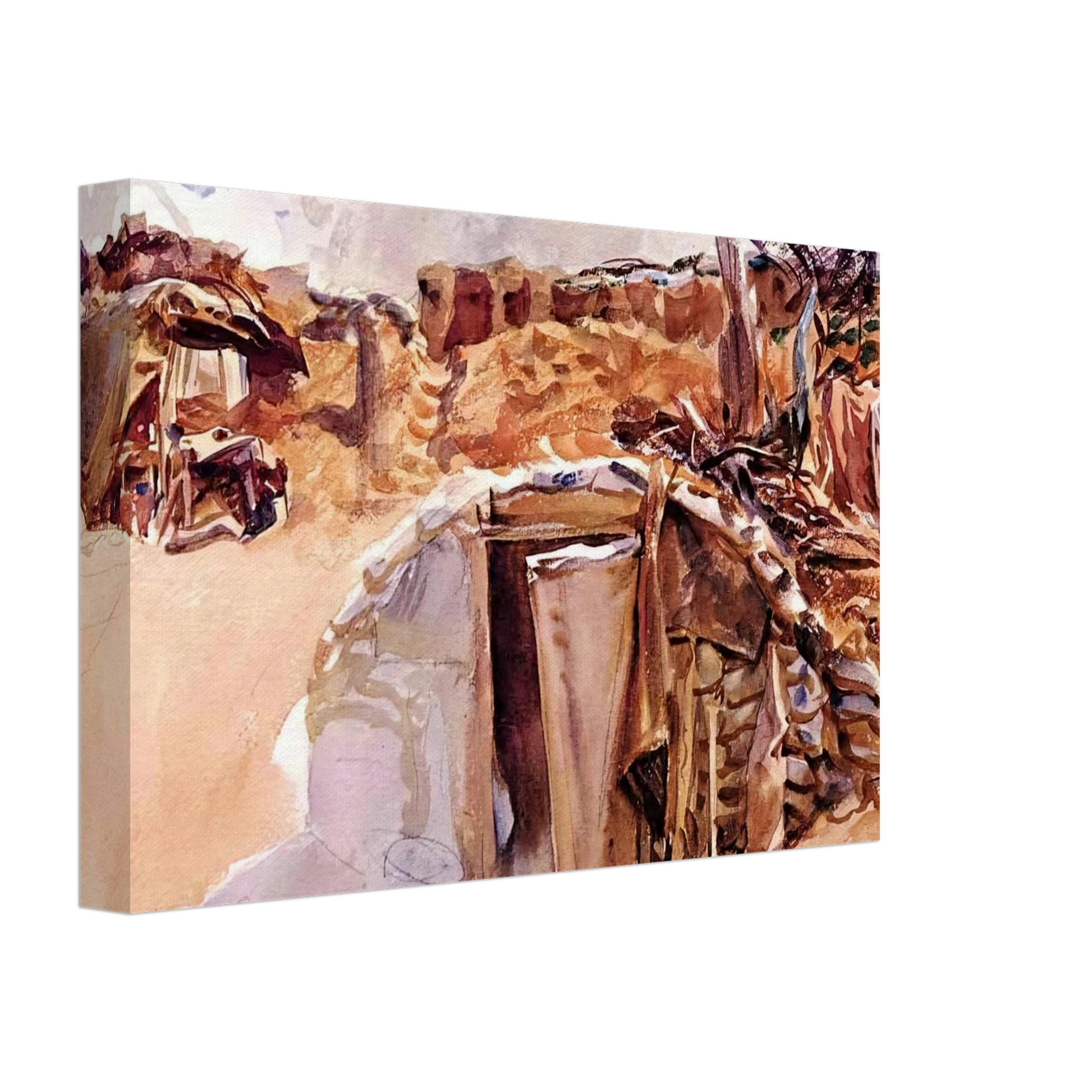 John Singer Sargent - Dugout Canvas - 70x100 cm / 28x40 inches-canvas