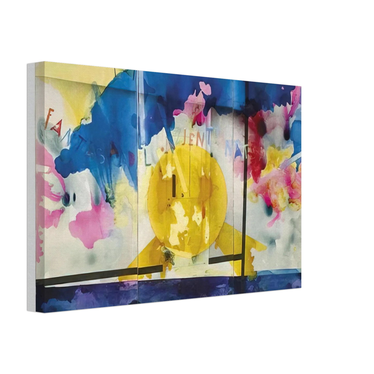 Mario Schifano - Fantasy of the Natural Patient - 1970 Canvas - 70x100 cm / 28x40 inches-canvas