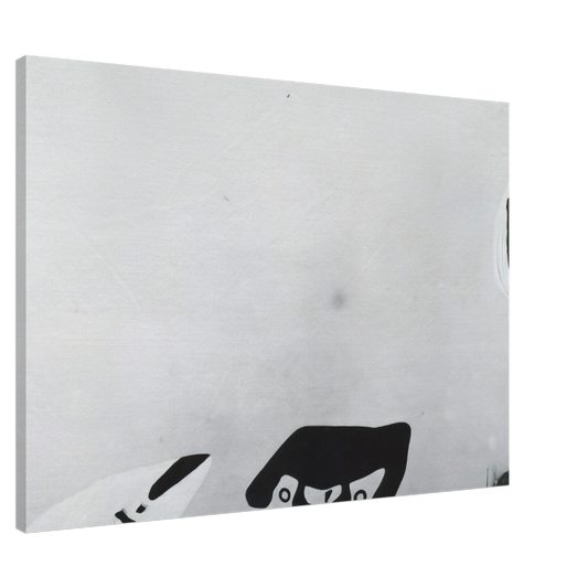 Salvador Dali - FISHERMEN IN CADAQUES Canvas - 20x30 cm / 8x12 inches-canvas