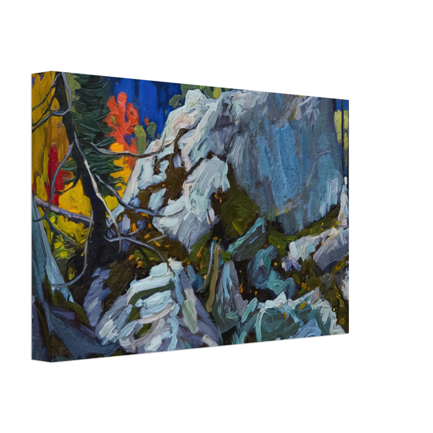 Lawren Harris - Autumn Batchewana - 1918 Canvas - 70x100 cm / 28x40 inches-canvas