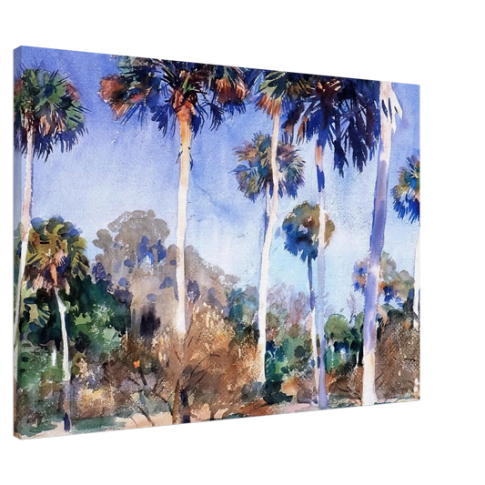 John Singer Sargent - Palms Canvas - 20x30 cm / 8x12 inches-canvas