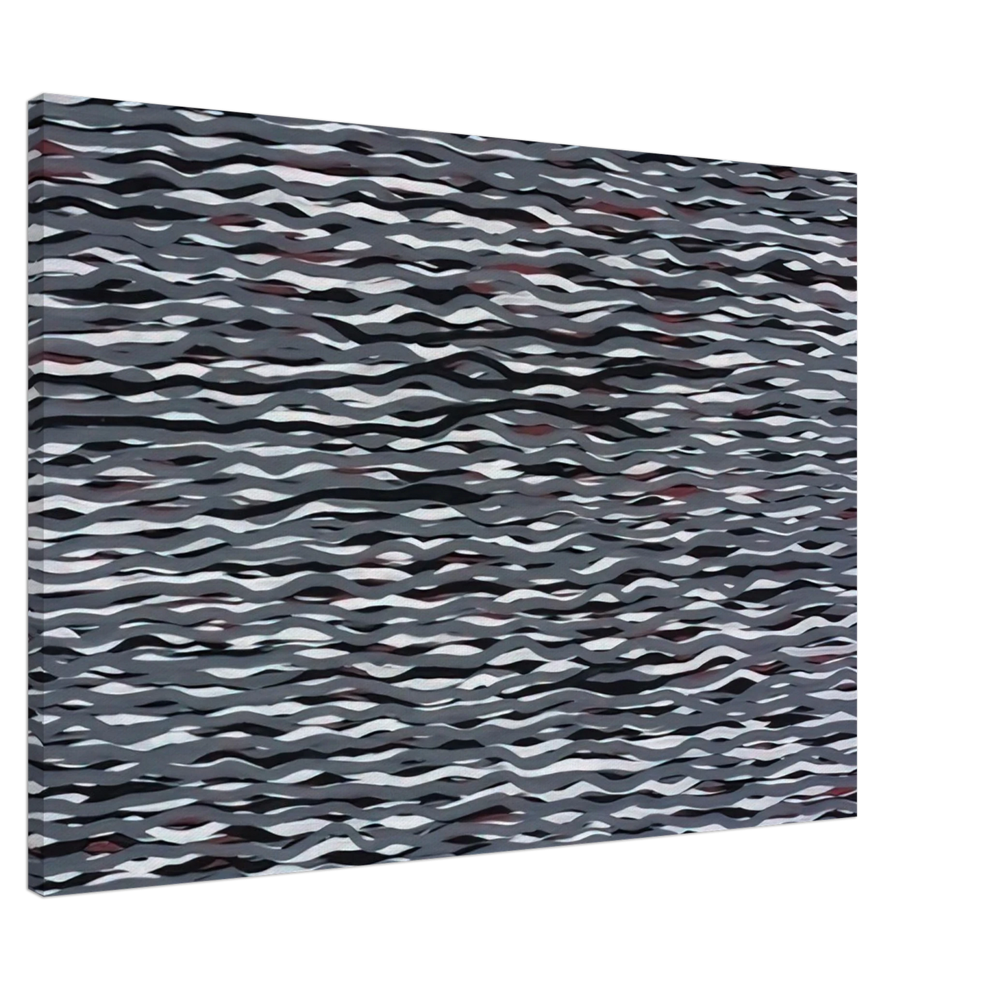 Sol LeWitt - Horizontal Lines of Color Canvas - 20x30 cm / 8x12 inches-canvas