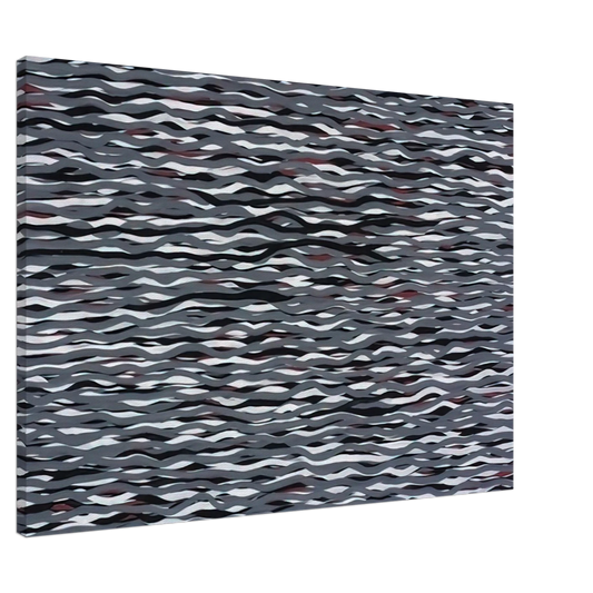 Sol LeWitt - Horizontal Lines of Color Canvas - 20x30 cm / 8x12 inches-canvas