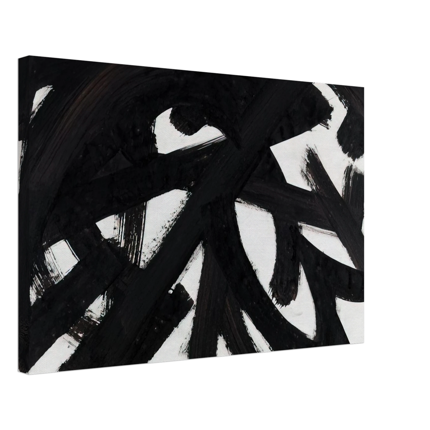 Pierre Soulages - Brou de noix sur papier 48 x 62,5 cm, 1946 - 1946 Canvas - 40x60 cm / 16x24 inches-canvas