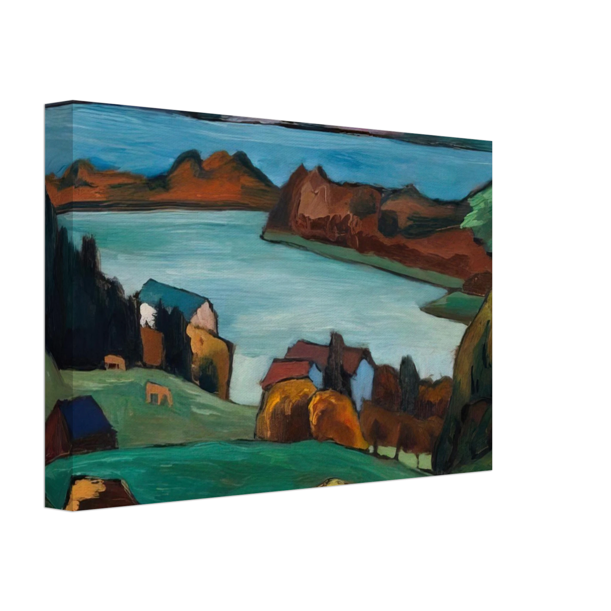 Gabriele Munter - STAFFELSEE 1934 Canvas - 70x100 cm / 28x40 inches-canvas
