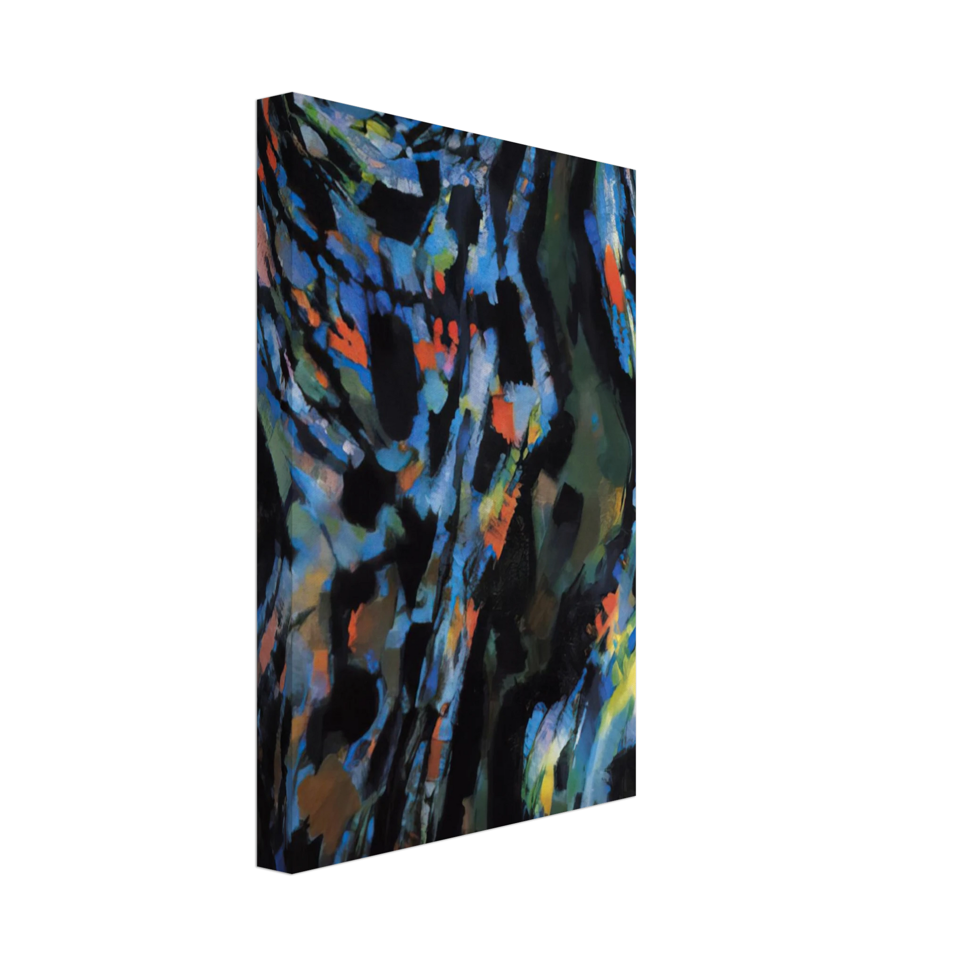 Alfred Manessier - Les Tenebres - 1962 Canvas - 40x60 cm / 16x24 inches-canvas