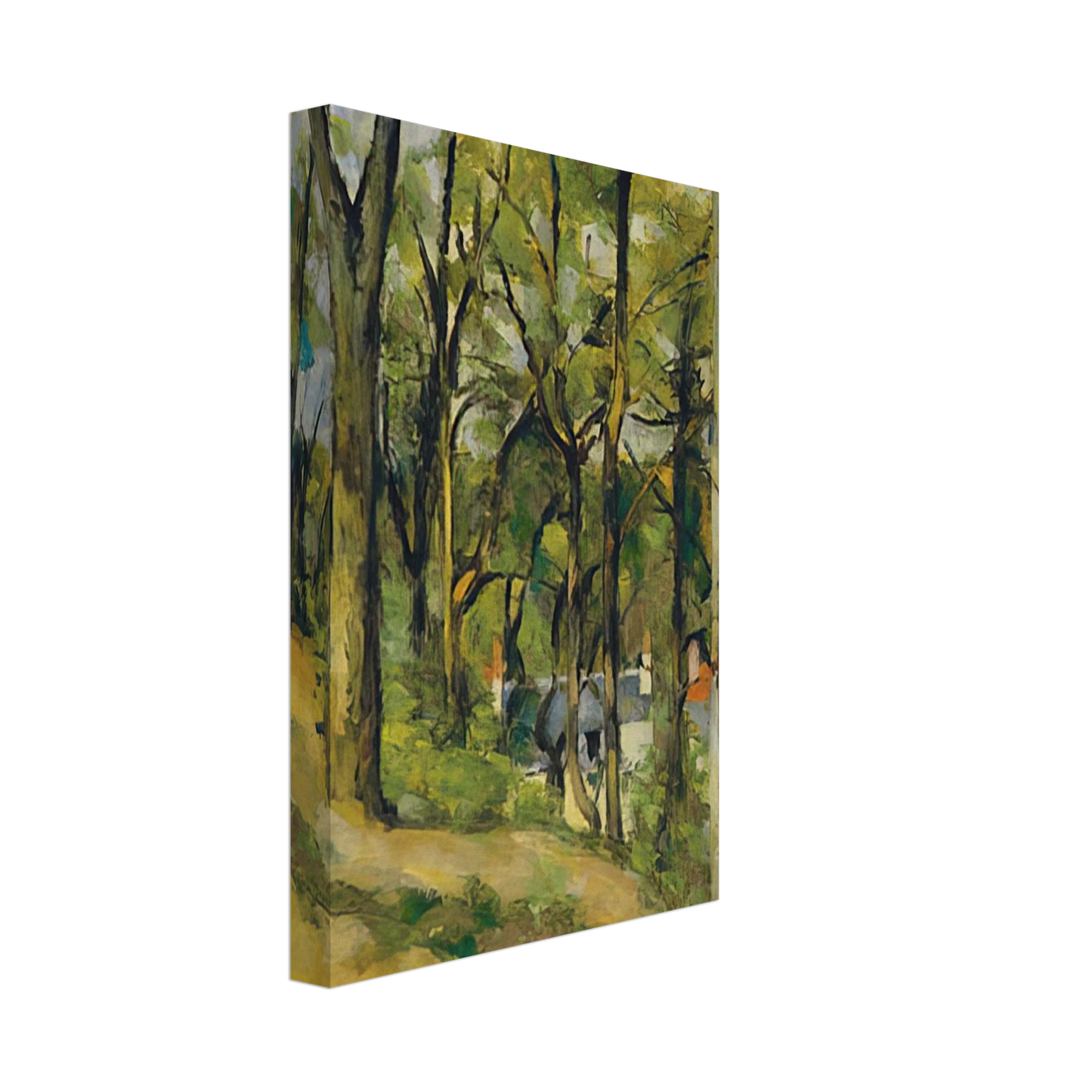 Paul Cezanne - The Orchard Canvas - 40x60 cm / 16x24 inches-canvas