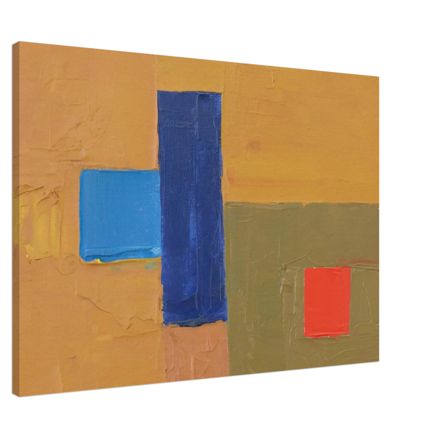 Etel Adnan - Untitled - 2000 Canvas - 20x30 cm / 8x12 inches-canvas