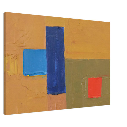 Etel Adnan - Untitled - 2000 Canvas - 20x30 cm / 8x12 inches-canvas