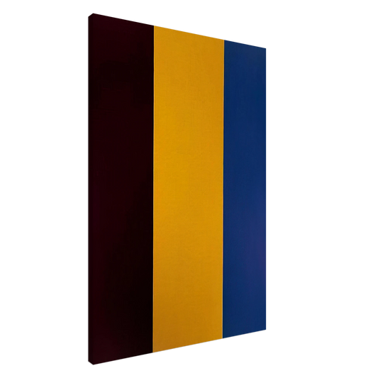 Brice Marden - Red Yellow Blue - 1974 Canvas - 20x30 cm / 8x12 inches-canvas