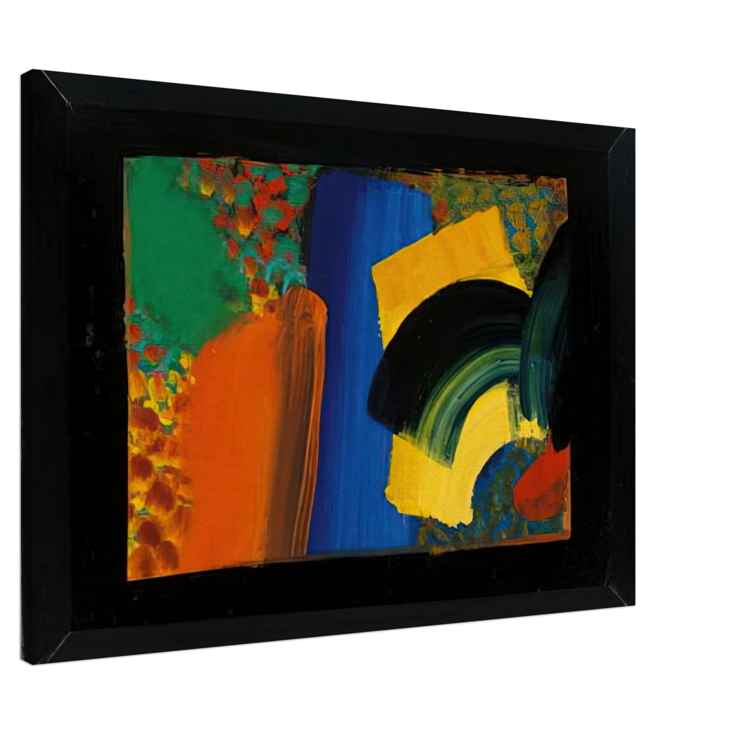 Howard Hodgkin - Patrick Caulfield in Italy - 1992 Canvas - 20x30 cm / 8x12 inches-canvas