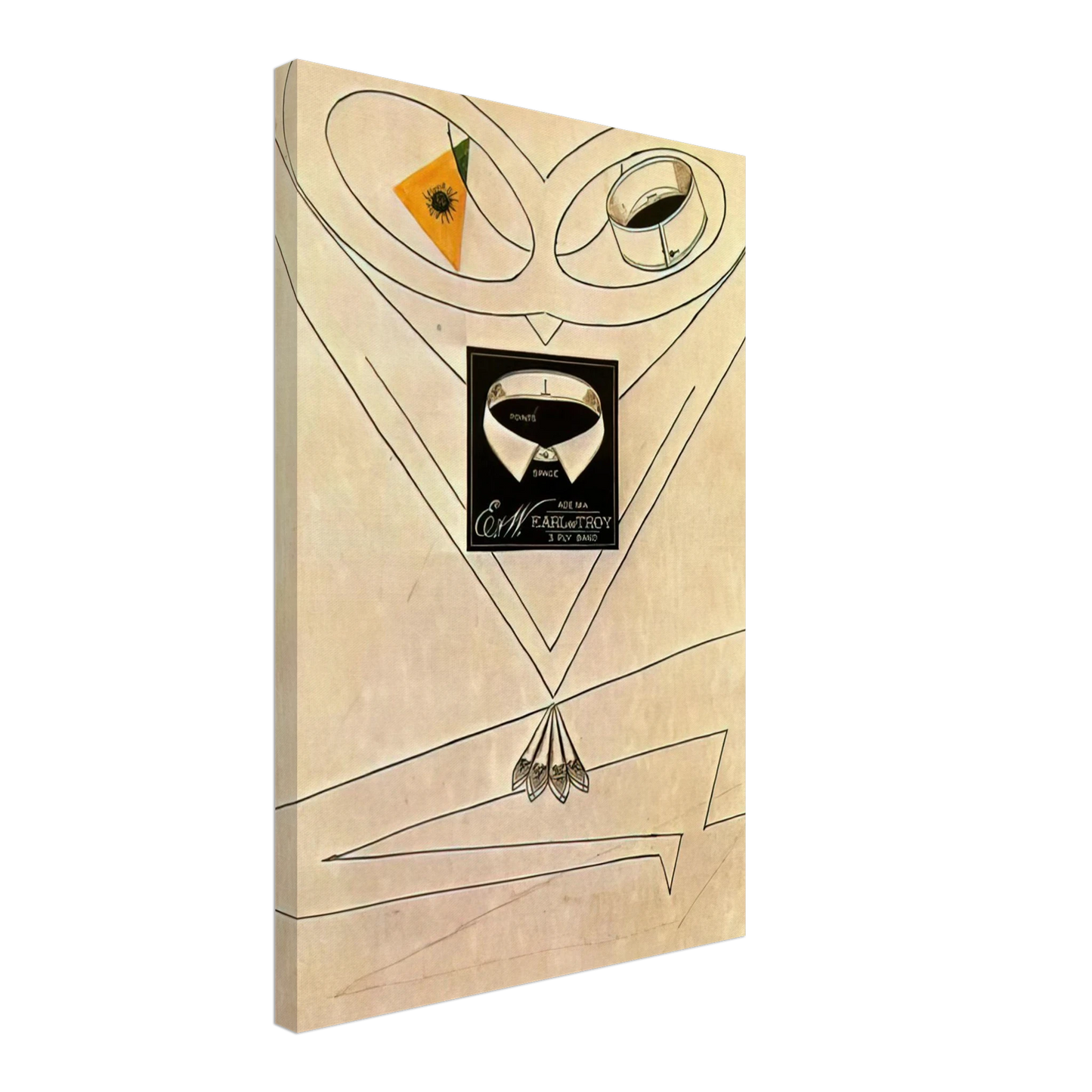 Max Ernst - Dancing Owl Canvas - 70x100 cm / 28x40 inches-canvas