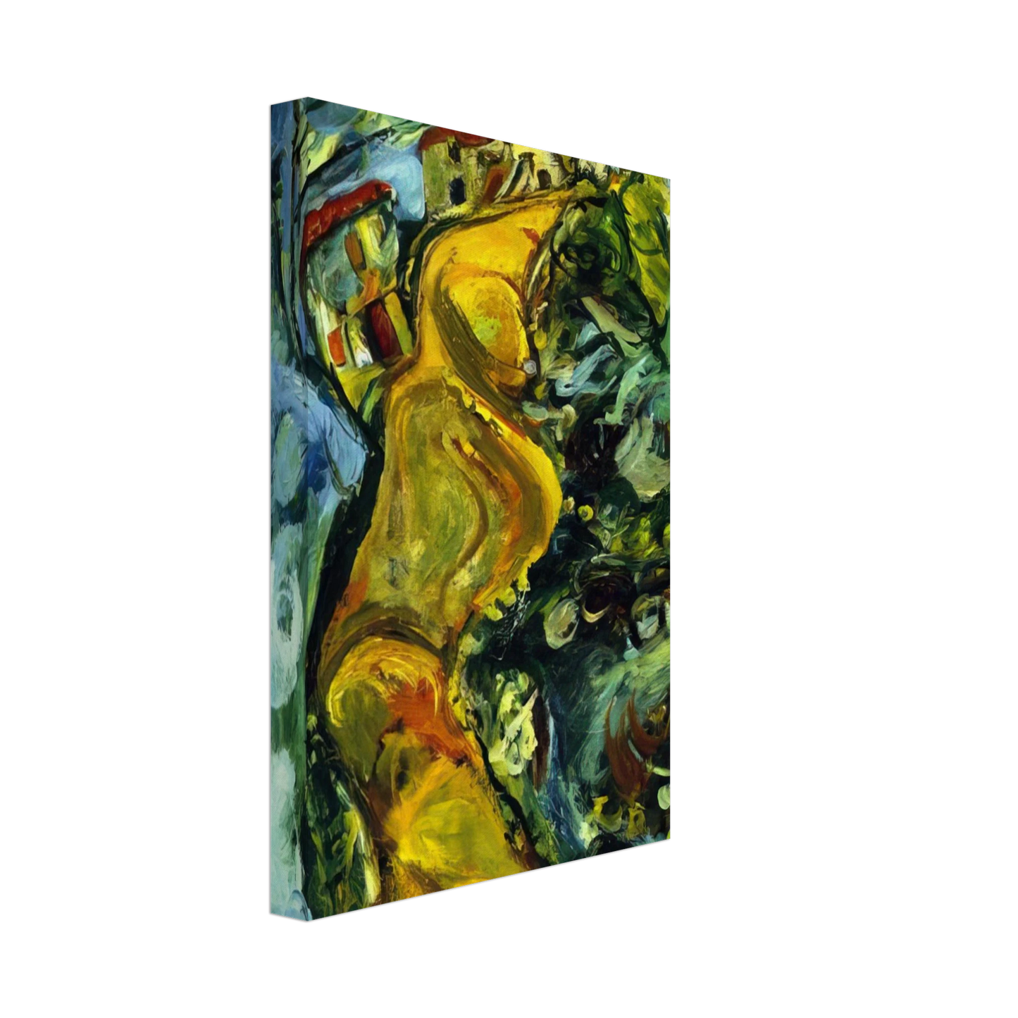 Chaim Soutine - STREET AT CAGNES 1923 Canvas - 70x100 cm / 28x40 inches-canvas