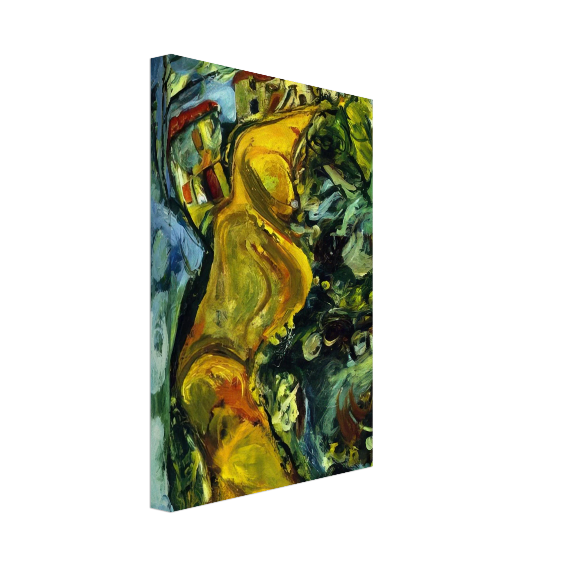 Chaim Soutine - STREET AT CAGNES 1923 Canvas - 70x100 cm / 28x40 inches-canvas