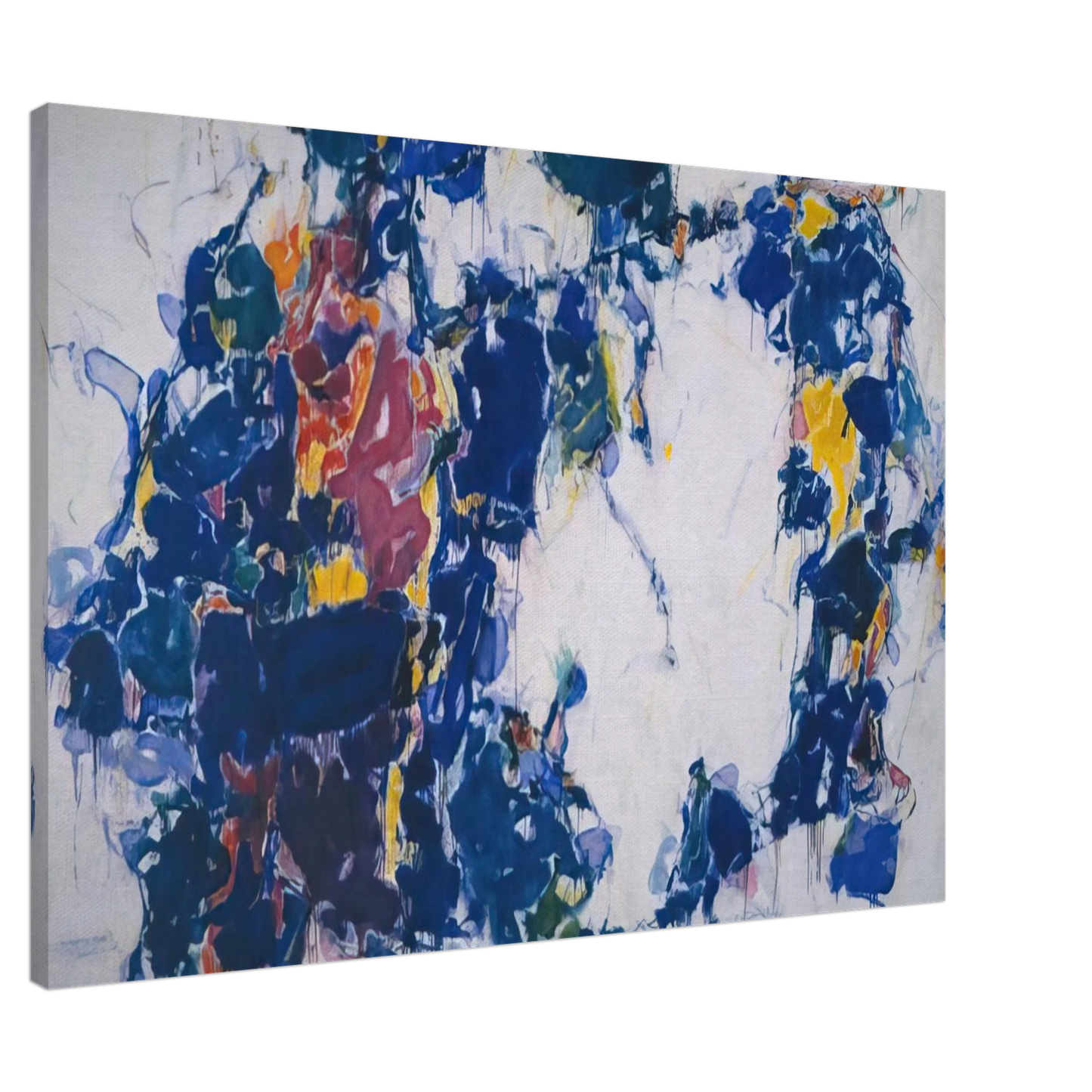 Sam Francis - Around the Blues Canvas - 20x30 cm / 8x12 inches-canvas