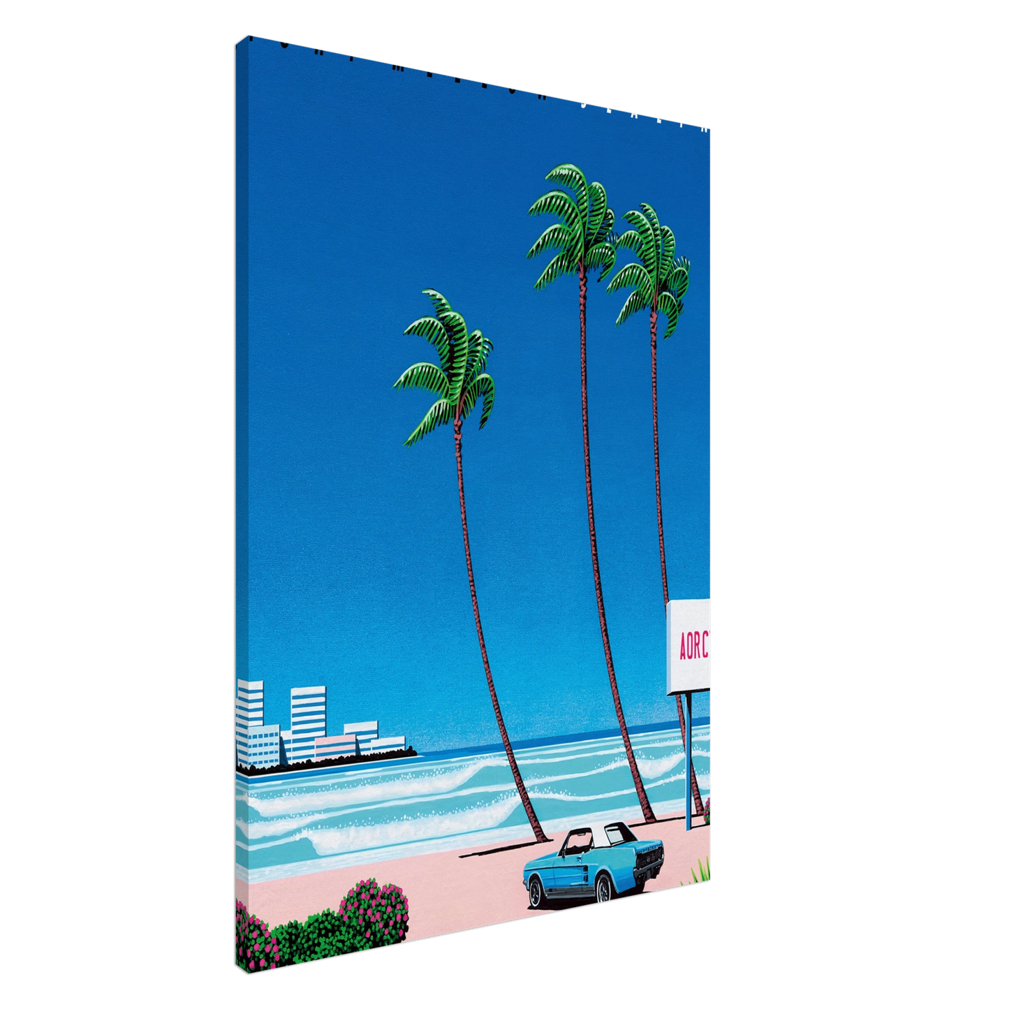 Hiroshi Nagai - Light Mellow Sealine Canvas - 20x30 cm / 8x12 inches-canvas