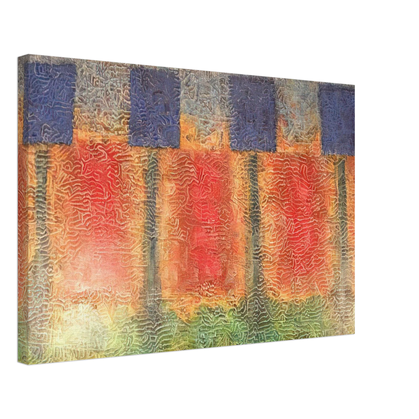 Jimmy Ernst - Dusklight - 1980 Canvas - 70x100 cm / 28x40 inches-canvas