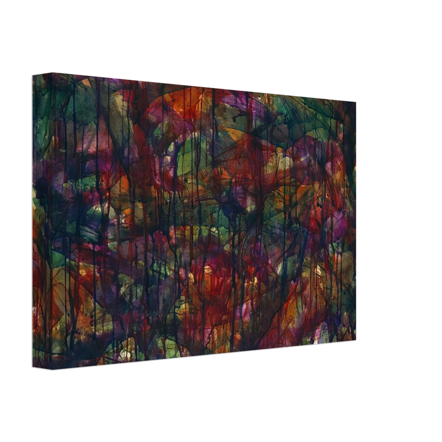 Jimmy Ernst - Untitled - 1957 Canvas - 70x100 cm / 28x40 inches-canvas