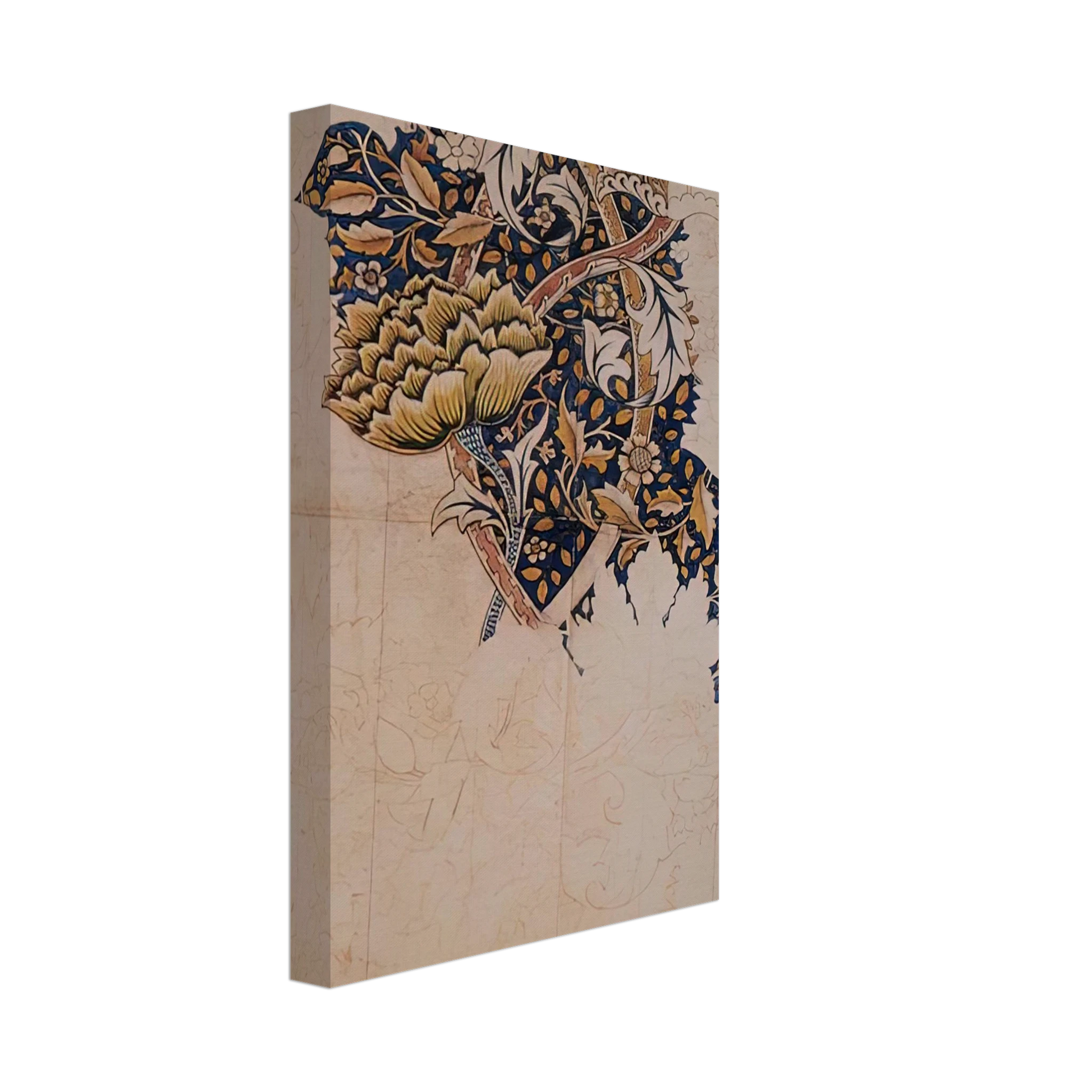 William Morris - DESIGN FOR WINDRUSH PRINTED TEXTILE 1883 Canvas - 40x60 cm / 16x24 inches-canvas