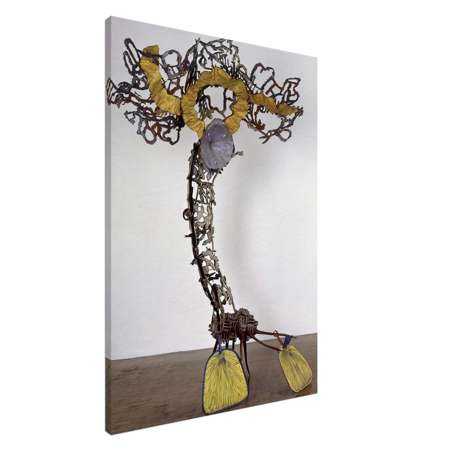 Nancy Graves - Cantileve - 1983 Canvas - 20x30 cm / 8x12 inches-canvas