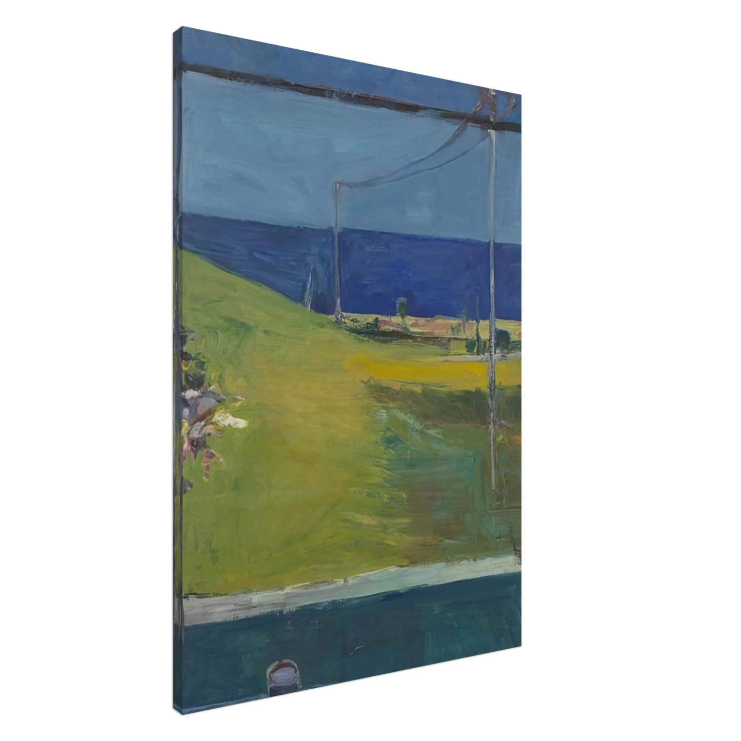 Richard Diebenkorn - Ocean from a Window Canvas - 20x30 cm / 8x12 inches-canvas