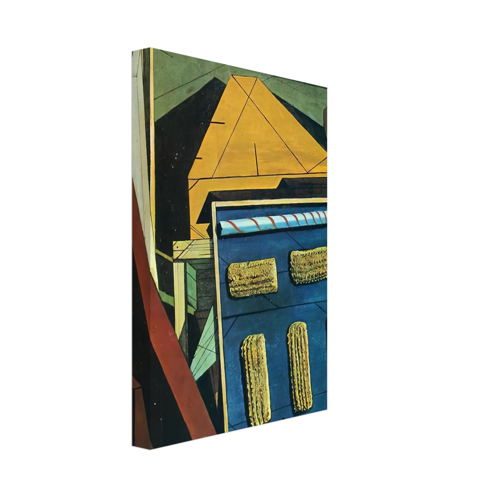 Giorgio de Chirico - THE GENTLE AFTERNOON 1916 Canvas - 70x100 cm / 28x40 inches-canvas