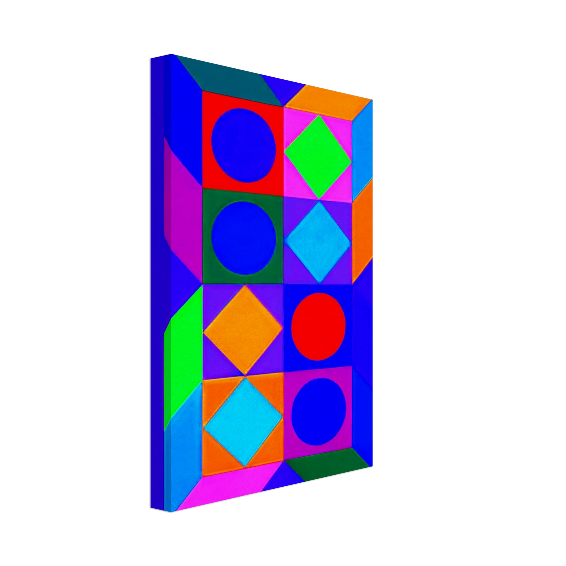 Victor Vasarely - Sonora Do - 1973 Canvas - 40x60 cm / 16x24 inches-canvas