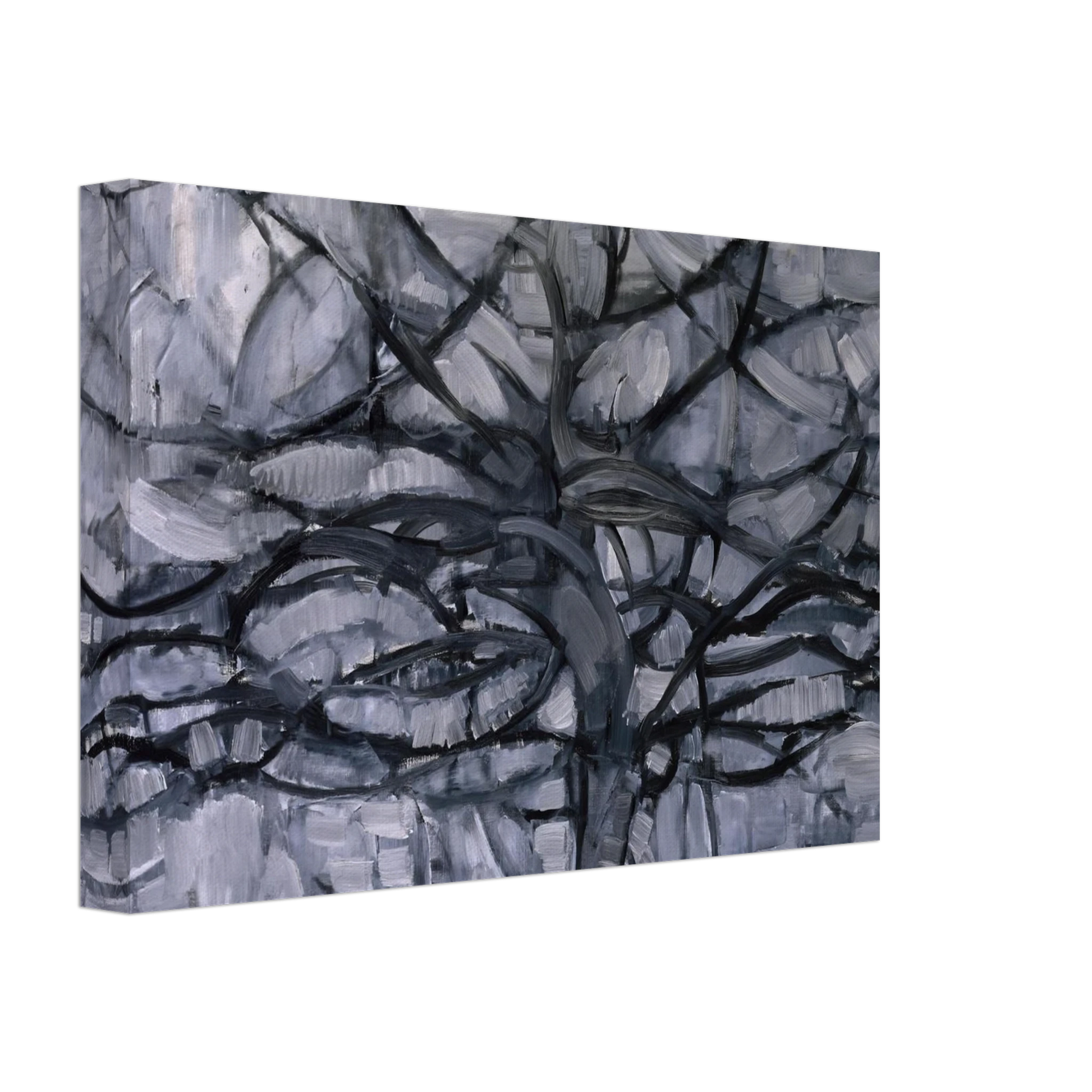 Piet Mondrian - The Gray Tree Canvas - 70x100 cm / 28x40 inches-canvas
