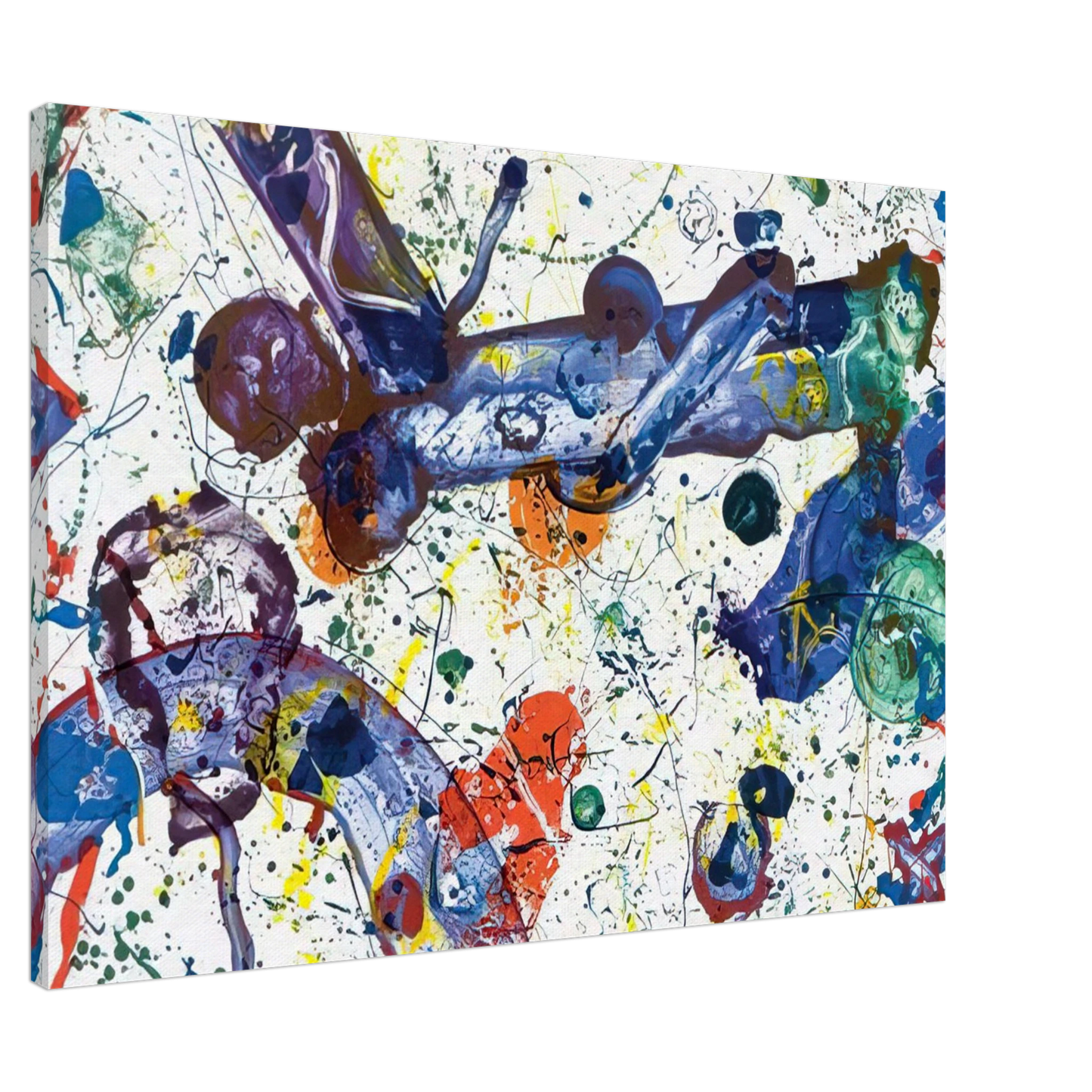 Sam Francis - King Corpse  SFS-288  Canvas - 20x30 cm / 8x12 inches-canvas