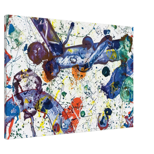 Sam Francis - King Corpse  SFS-288  Canvas - 20x30 cm / 8x12 inches-canvas