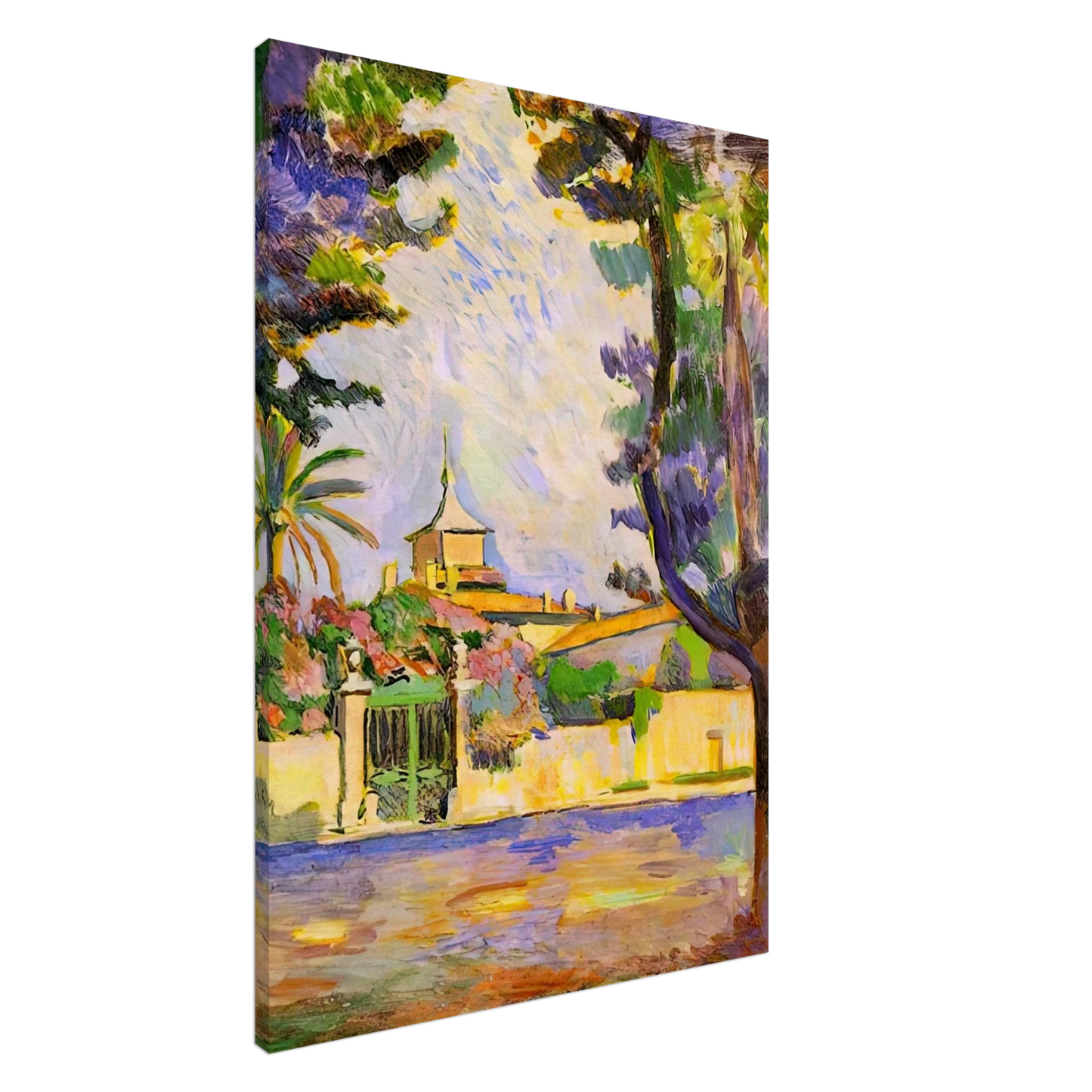 Henri Matisse - PLACE DES LICES ST TROPEZ 1904 Canvas - 20x30 cm / 8x12 inches-canvas