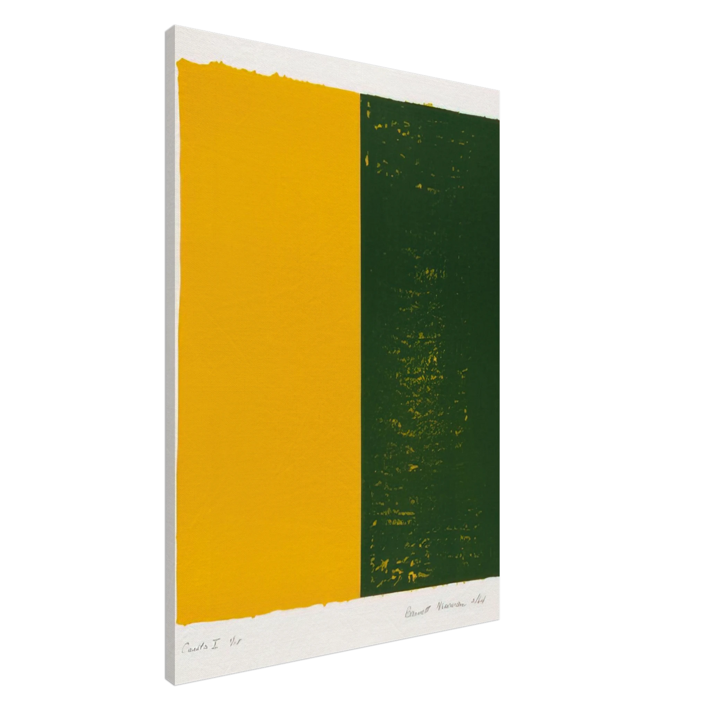 Barnett Newman - Canto X Canvas - 20x30 cm / 8x12 inches-canvas