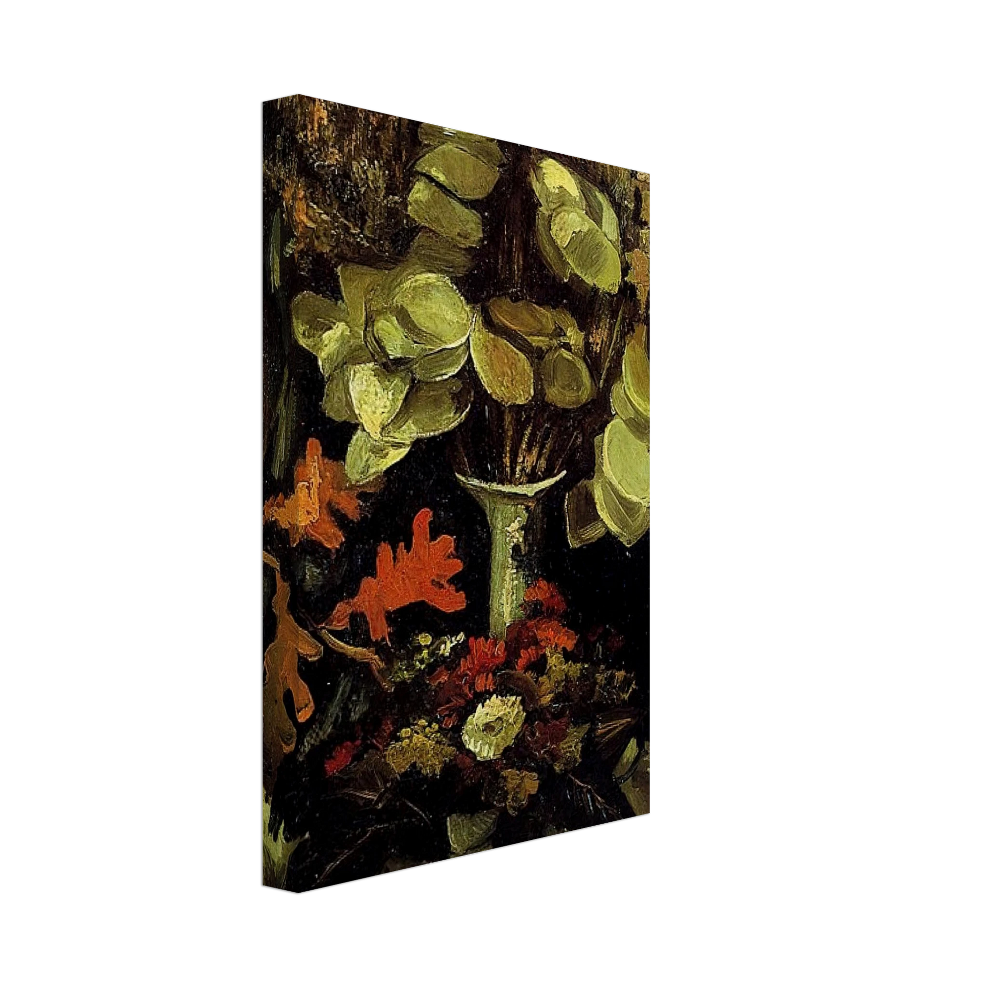 Vincent van Gogh - Vase with Honesty Canvas - 70x100 cm / 28x40 inches-canvas