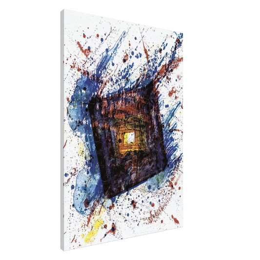 Sam Francis - Falling Star  L. L249  Canvas - 20x30 cm / 8x12 inches-canvas