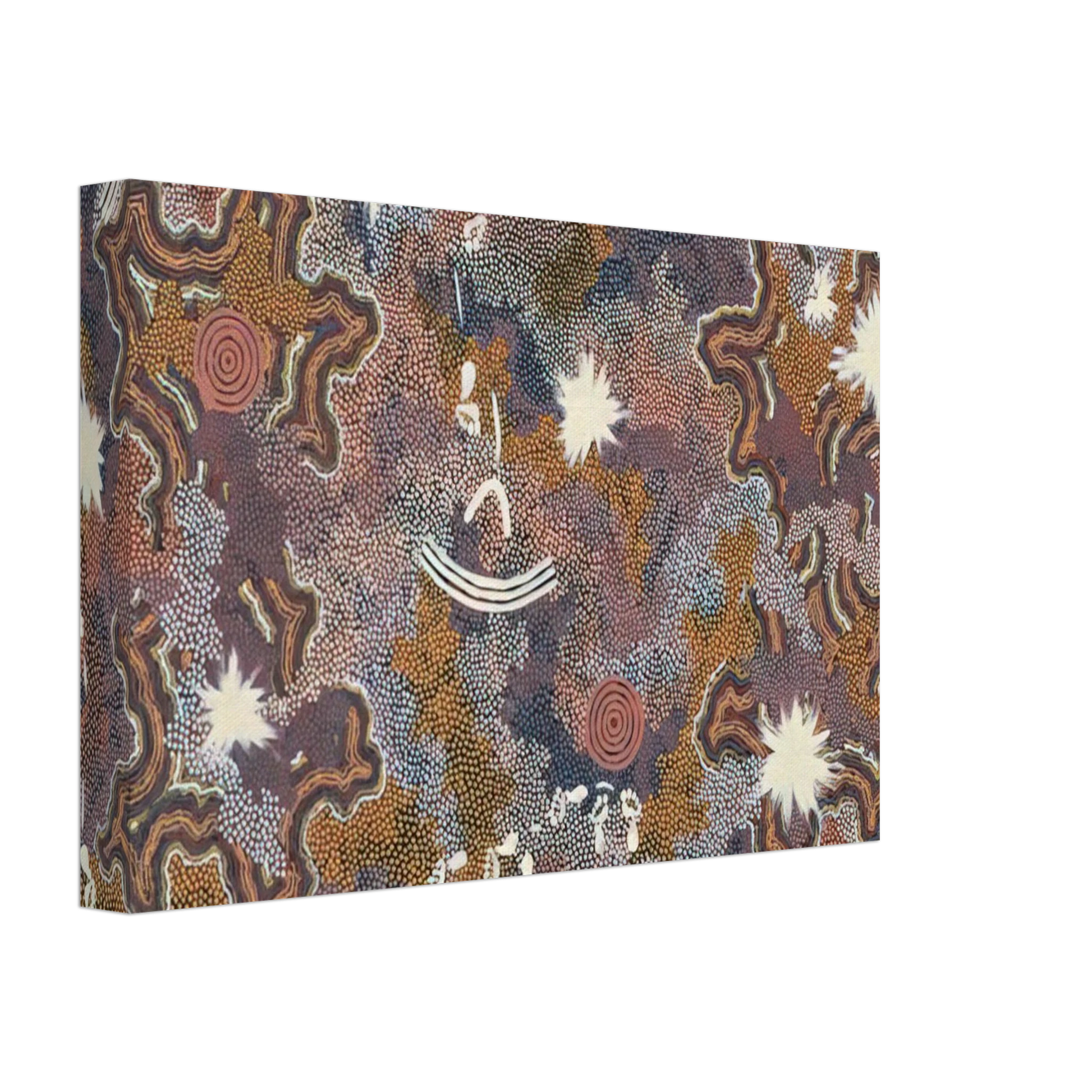Clifford Possum Tjapaltjarri - Ngarlu Red Hill - 1990 Canvas - 40x60 cm / 16x24 inches-canvas