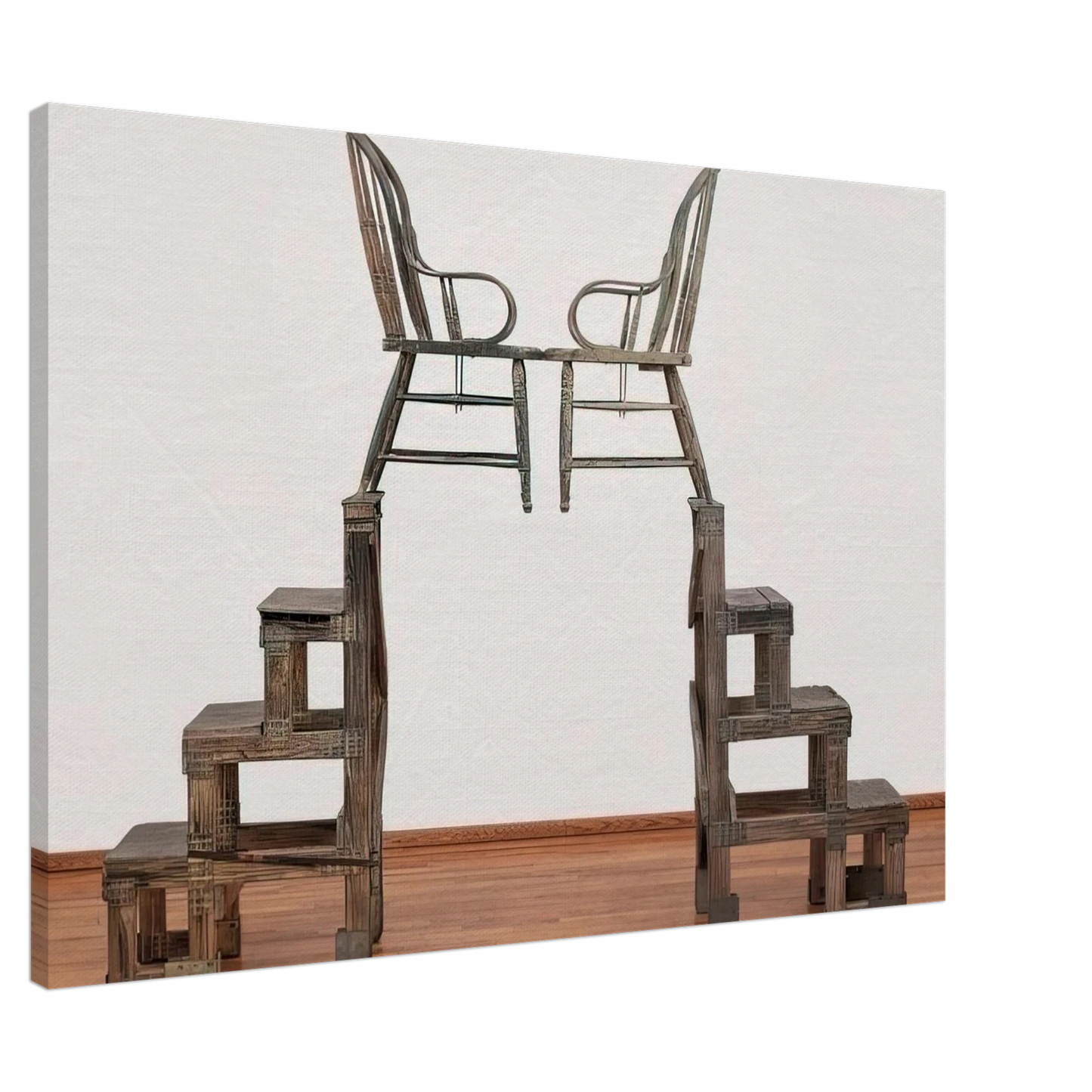 Robert Rauschenberg - THE ANCIENT INCIDENT KABAL AMERICAN ZEPHYR 1981 Canvas - 20x30 cm / 8x12 inches-canvas