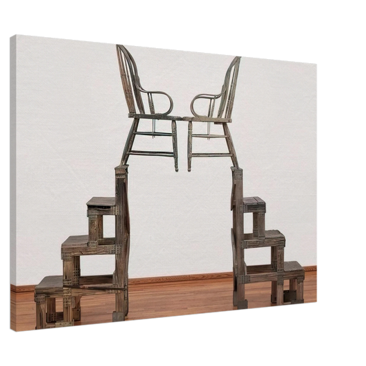 Robert Rauschenberg - THE ANCIENT INCIDENT KABAL AMERICAN ZEPHYR 1981 Canvas - 20x30 cm / 8x12 inches-canvas