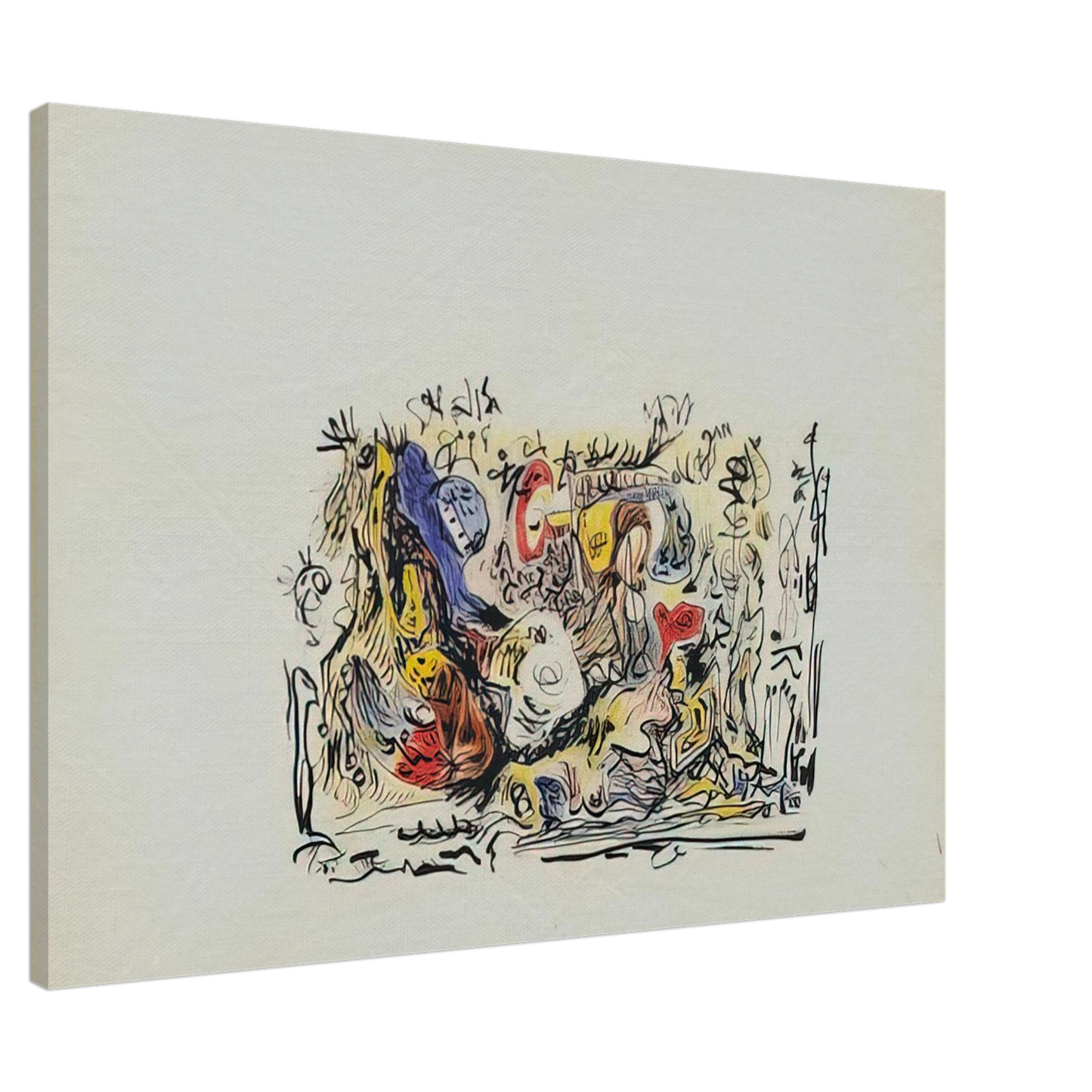 Jackson Pollock - UNTITLED Canvas - 20x30 cm / 8x12 inches-canvas